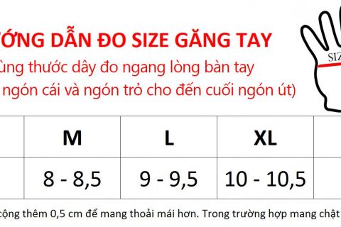 Cách chọn size găng tay da nam nữ chuẩn xác 100%